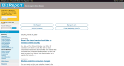 Desktop Screenshot of bizreport.com